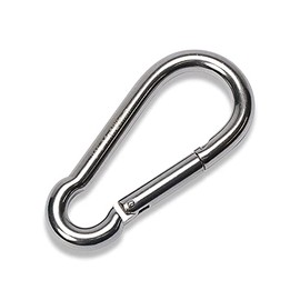 Sus316 Snap Hook, 3.9 inches (100 mm), φ0.4 inches (10 mm), Stainless Steel, Spring Hook, Medium Size, Suitable for 14mm Ropes, Ships and Boats, Moorings, Hardware