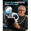 5X Hands Free Magnifying Glass with Light for Close Work,Neck