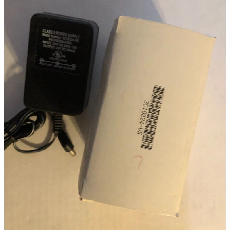 3COM CLASS 2 POWER ADAPTER BRAND NEW 120VAC 60HZ 0.17A