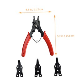 COHEALI 1Set Pliers Set with Interchangeable Durable High Tool for Machinery Bicycles Motorcycles and Agricultural Use