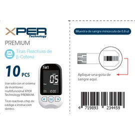 Xper Prueba de Cetona Premium. 25 pruebas (No incluye equipo)