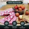 ZOLLNER 352 Tea Towels, 65 x 65 cm, 100% Cotton,