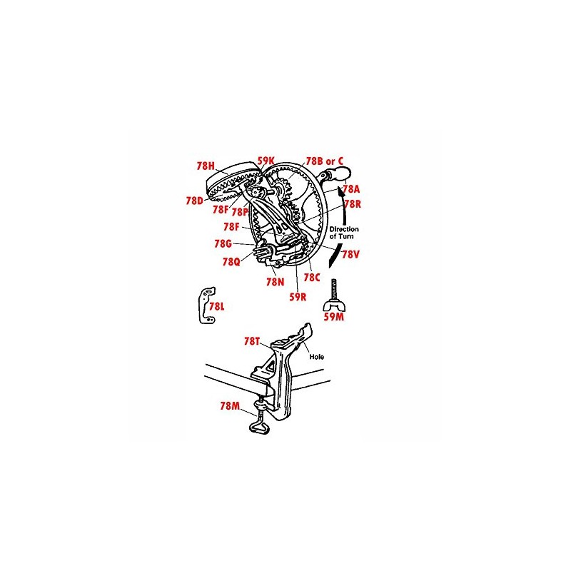 Lehman's Replacement Main Mounted Blade for the #78 Reading Apple