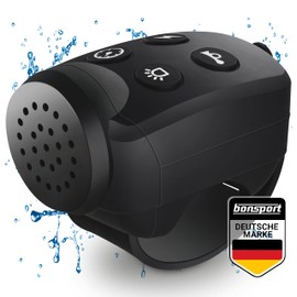 Electric Bicycle Bell with 4 Fun Sounds - Electric Bicycle Horn for Bicycle and Children Balance Bike Black