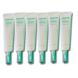 Innisfree Green Tea Hyaluronic Acid Moisture Sun Serum 50ml 6pcs / 이니스프리 그린티 히알루론산 수분 선세럼 50ml 6개