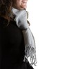 Tumia LAC Alpaca Scarf - Light Grey