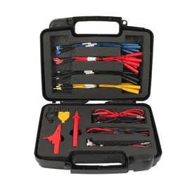 AUTOOL 48PCS Test Lead Kit Banana Plug To Test Hook Cable Replaceable Multimeter Probe Test Wire Probe Alligator Clip