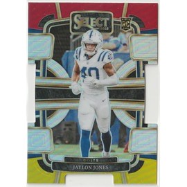 2023 Jaylon Jones Rookie Card Panini Select Football Concourse Red Yellow Prizm Die-Cut RC #42 (J2GO)