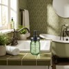 Amolliar Green Glass Mason Jar Liquid Soap Dispenser, 16OZ, Black