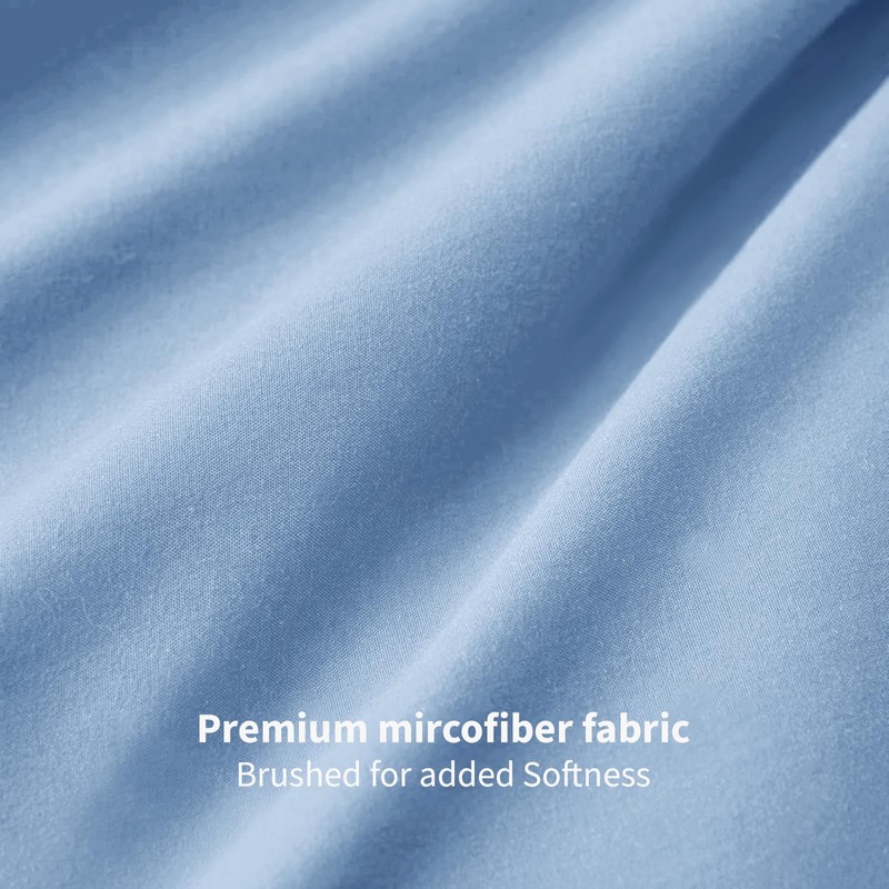 Yorkshire Bedding Pillow Cases 2 Pack - Brushed Microfiber Housewife