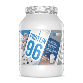 FREY Nutrition PROTEIN 96 (Stracciatella, 750 g) Ideal für kohlenhydratreduzierte Diätphasen und als Zwischenmahlzeit - Hoher Caseinanteil - low carb - Made in Germany