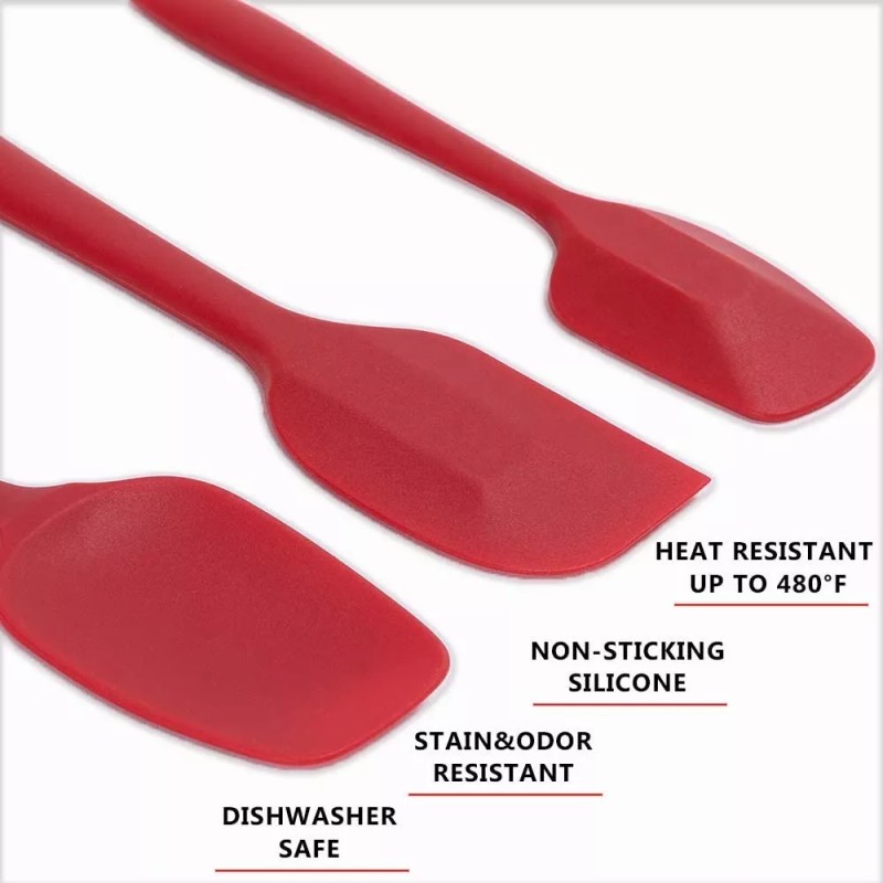 Zakulu Set 10 Utensilios De Cocina De Silicona Espatulas Reposteria