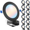 Sunco 12 Pack 6 Inch Ultra Thin LED Recessed Ceiling