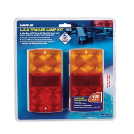 Narva 12V LED Slimline Trailer Lamp Pack with Licence Plate Lamp