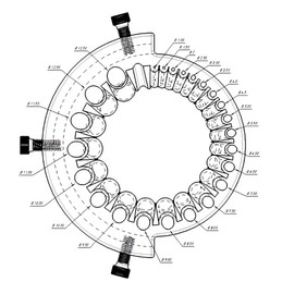 Vevogem Drill Bit Sharpener 2025 Upgrade Multipurpose Drill Sharpener 118 Degree Angle Grinder Drill Bit Sharpener Power Drill Bit Grinding Tool for 2 to 13mm Drill Bits for Grinding 125mm Grinder (1PC)