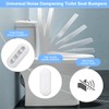 Ruayia Pack of 12 Toilet Seat Buffers, Toilet Seat Bumper