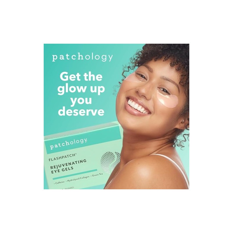 Patchology FlashPatch Rejuvenating Eye Gels for Puffiness, Tired Eyes- w/