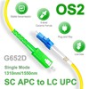 5Pcs 0.3 Meter Fiber Optic Patch Cord SC APC to