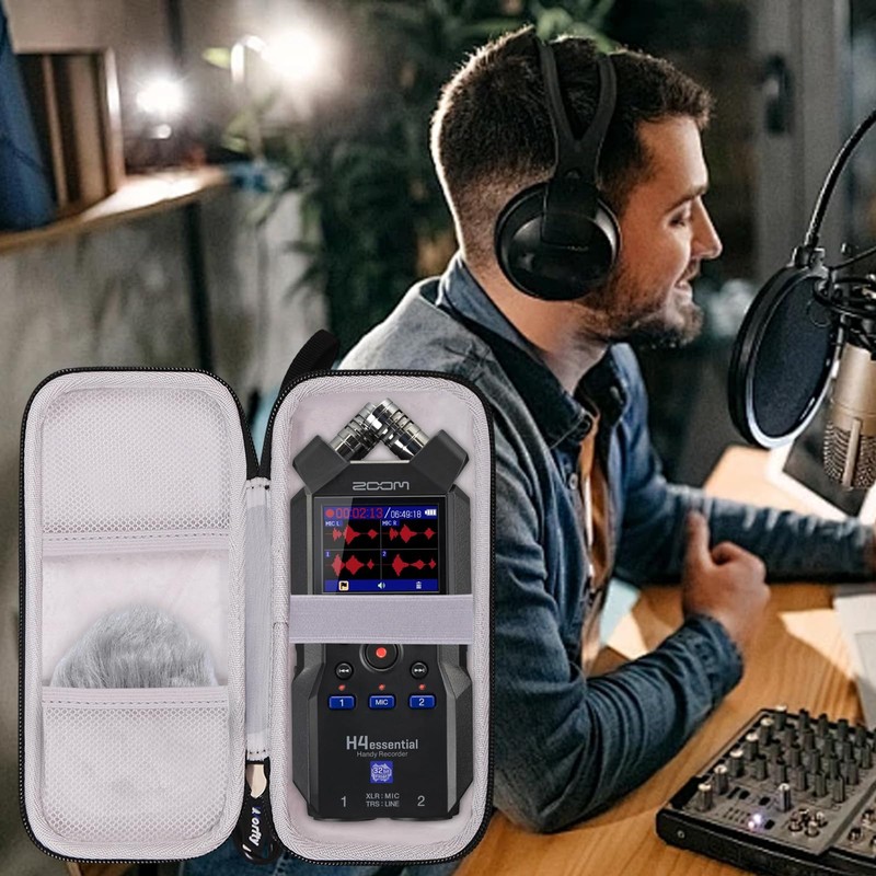 worfty for Zoom H4essential 4-Track Handy Recorder (2024 Model) Carrying