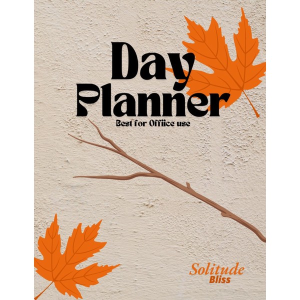 Solitude Bliss Elegant Daily Planner with Hourly Schedule - To-Do