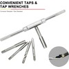 BeHappy 40PCS Tap and Die Set, Metric Size Standard M3