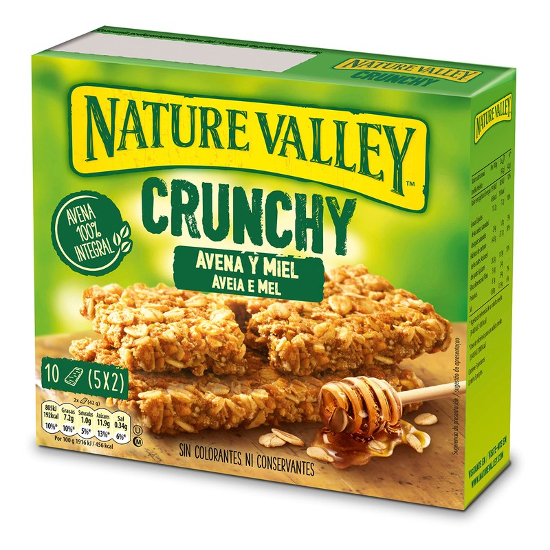 Crunchy Avena Miel5 x 210 g