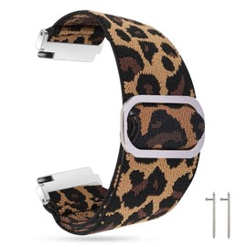 Stretch Elastics Nylon Adjustable Replacement Strap Accessories Compatible for SKG V7 Watch/TOZO S2 44mm Watch/Boean Watch/GGZZ 1.69"/Dirrelo Smart Watches ID207/Fitpolo FVYAO Veryfit 1.69 smartwatch