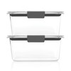 Rubbermaid Brilliance BPA-Free Food Storage Containers, Medium Deep, 4.7 Cup,