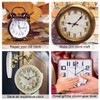 EMOON 2 Pack Non Ticking Clock Mechanism with 4 Pack