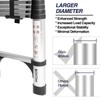BOCOM 14.5 FT Aluminum Telescoping Ladder, Lightweight Multi-Purpose Collapsible Extension
