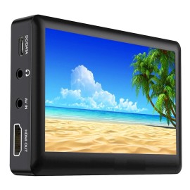 Unbranded 2-In-1 AVI Video Recorder Player MP3 Recorder Player 1080P HD RCA Out 4.3" LCD