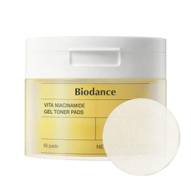 Biodance Vitamin Gel Toner Pads (60 Sheets) | Brightening | Glutathione | Niacinamide | Tone Up | Wiping Pads | Partial Pack | Point Pack