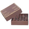 50pcs/box 10mm Cue Tips Kit Snooker Red Leather Cue Stick