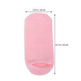 OHPHCALL Moisturizing Gel Socks Dry Foot Moisturizing Smooth Spa Supply for Cracked