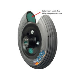 Caster Wheel, 8x2, 1 each