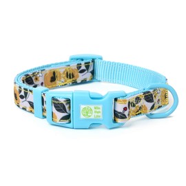 Mile High Life | Colección Natural Wild Flower | Suave tela de polialgodón | Collares para niña | Collar de pajarita | Collar bandana (tejido de tela, cuello: cuello pequeño 11 a 15 a 9 lb)