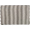 Farmhouse Ticking Stripe Gray Napkins, Set of 4 Place Mats,