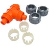 AERZETIX - C48611 - Set of 2 Garden Hose Connections