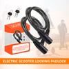 E Scooter Lock Double Security 2 Pieces Steel Cable Durable