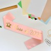 Tbay 2025 Rose Gold Graduation Sash Gold Glitter Letter “Class