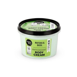 Crema Corporal Orgánica Antioxidante de Matcha y Albahaca, 250 ml, Organic Shop