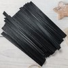 VASANA 50Pcs 12cm/4.7inch Length Black Plastic Mesh Makeup Brush Protector