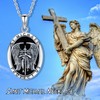 HUKKUN St Michael/St Christopher/Crucifix Cross Necklace for Women Sterling Silver