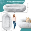 JOLLYVOGUE Human Dog Bed for Adults and Pets, Ultra-Soft Plush