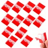 12 Pcs Acrylic Small Hinges - Self Adhesive Clear Plastic