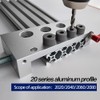 Aluminum Profile Drill Guide Access Hole Drill Jig For 1515