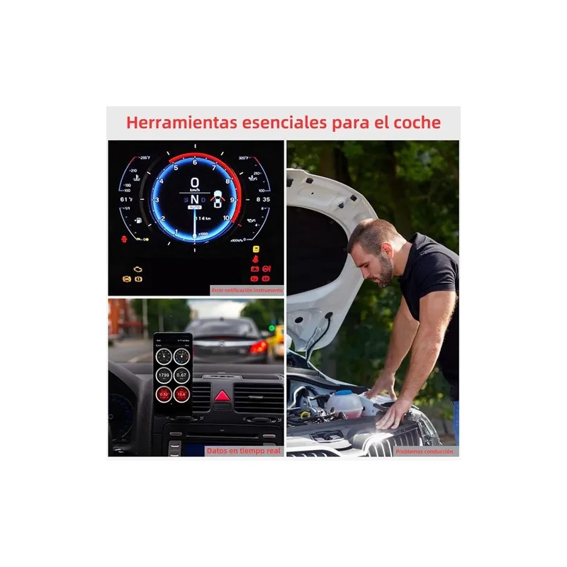 Escaner Automotriz Hh Obd2 Elm327 V1.5 Bluetooth 5.1
