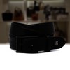 Hazzys (대전신세계)블랙 단색 H장식 소가죽 벨트 HJBE4F331BK Black Solid H-Embellished
