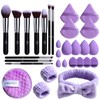 BS-MALL Makeup Brushes Set 30 Pcs – Including Face Washing