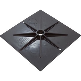 Hayward SPX1082EBLK Black Cover Square Deck Plate Replacement for Select Hayward Automatic Skimmers